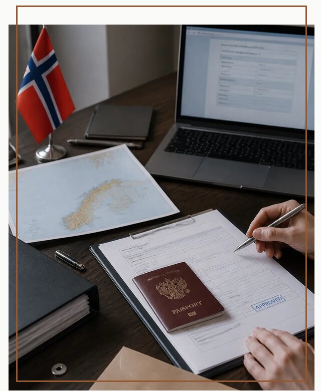 Профессиональное оформление ПМЖ в Норвегии в Крымске